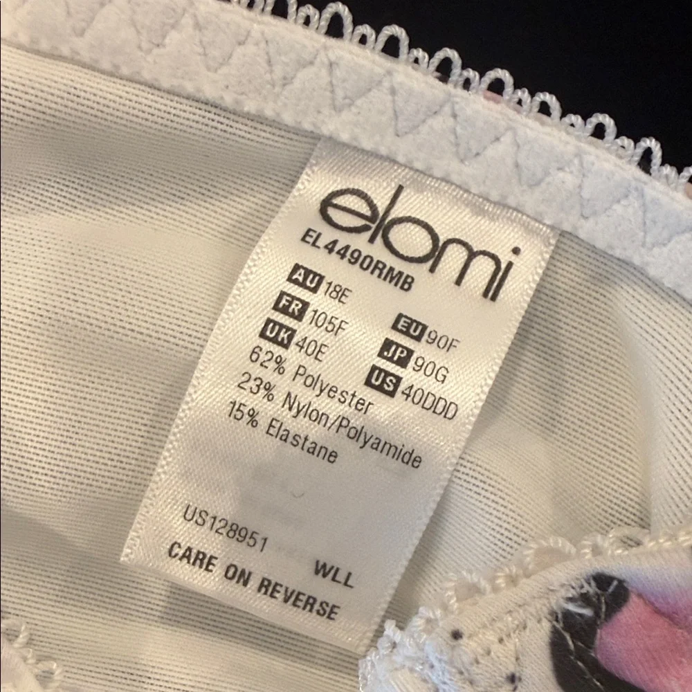 Elomi Leopard Print Lace Bra - Picture 3 of 7